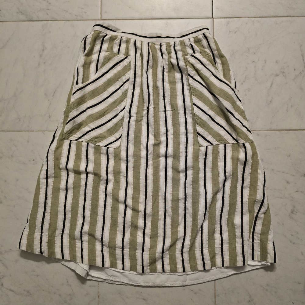 Akemi + Kin for Anthropologie Striped Skirt